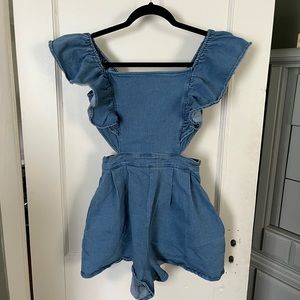 Soft Denim Romper